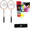 adidas Badminton P50 Kid's Training Set w/ Shuttles & Grips